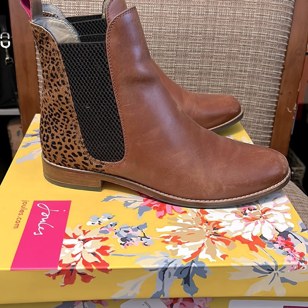 Joules 100% leather gorgeous boots